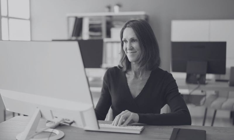 Woman working